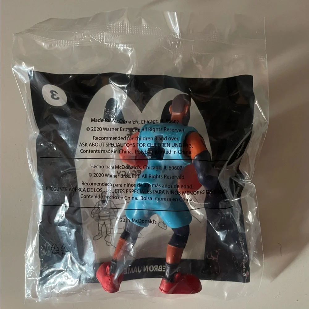 Space Jam Legacy Lebron James McDonald’s Happy Meal Kid’s Toy Collectible